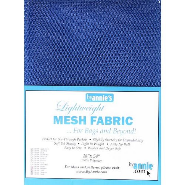 Picture of Byannie Mesh Fabric 18"x54" Blast Blue
